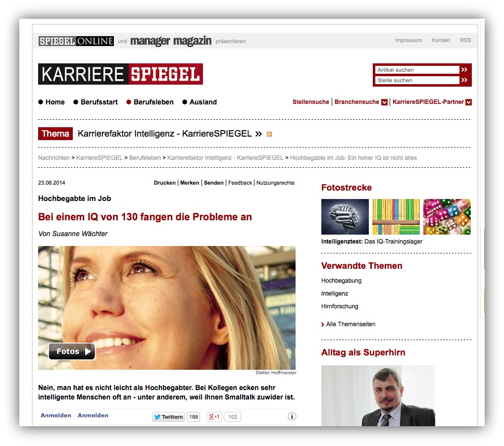 Glücklich mit den eigenen Gaben?