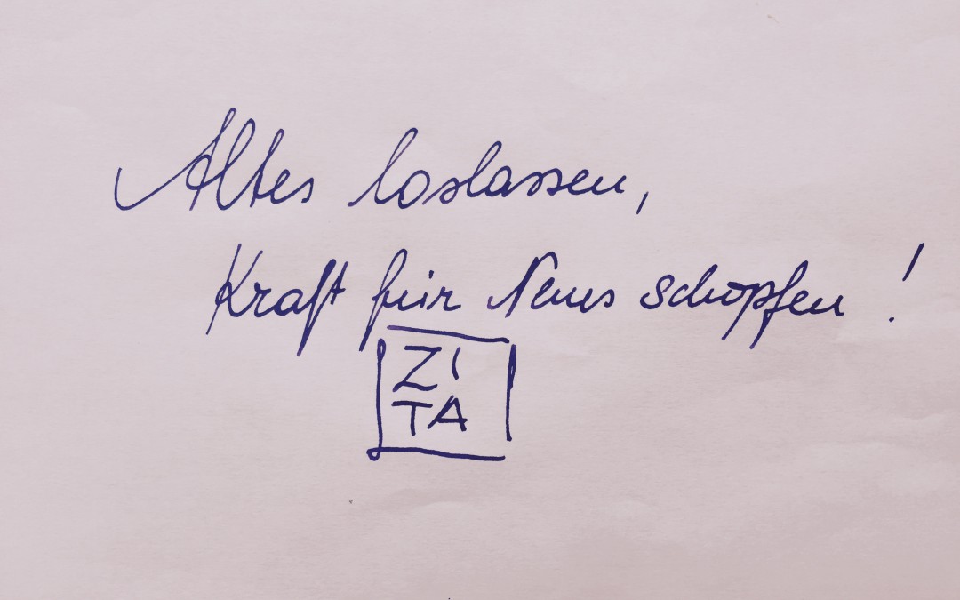 Altes Loslassen, für Neues Kraft schöpfen
